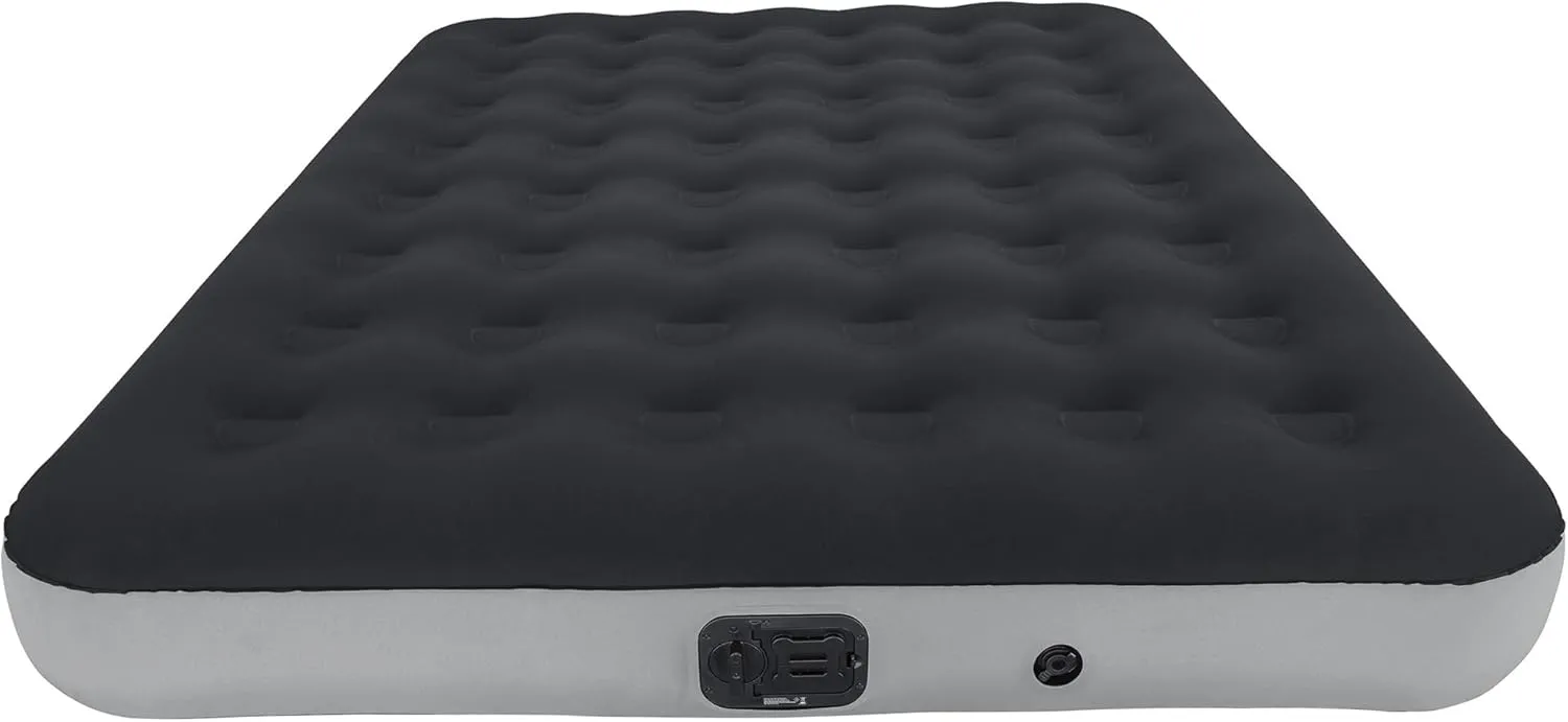 Coleman: River Gorge: 9.5" Queen Airbed - Built-in Battery Air Pump, Inflatable Mattress, Puncture Guard, Durable Design, All Terrain, Indoor-Outdoor