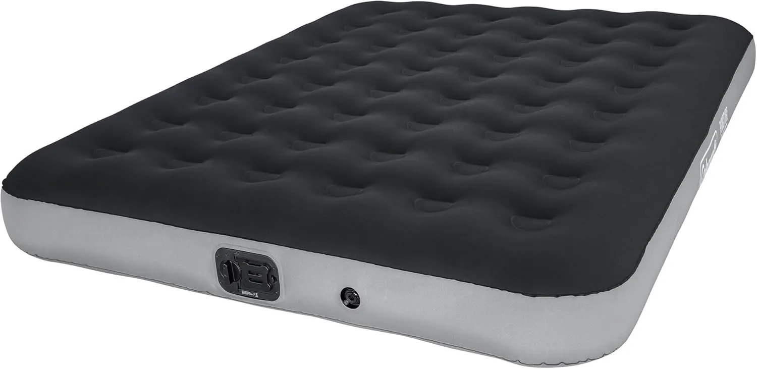 Coleman: River Gorge: 9.5" Queen Airbed - Built-in Battery Air Pump, Inflatable Mattress, Puncture Guard, Durable Design, All Terrain, Indoor-Outdoor