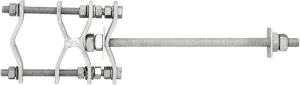 Commscope/Andrews DB365W Antenna Mounting Clamps for Wood or Masonry (1 1/4 to 3 1/2 in Pipe OD)