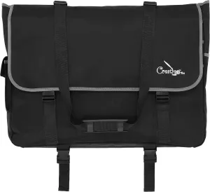 Creativo Plus Art Messenger Bag Large - Black and Grey