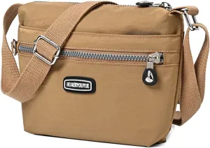 Crossbody Bag for Women Waterproof Shoulder Bag Casual Nylon Purse Handbag Lightweight Pocketbooks