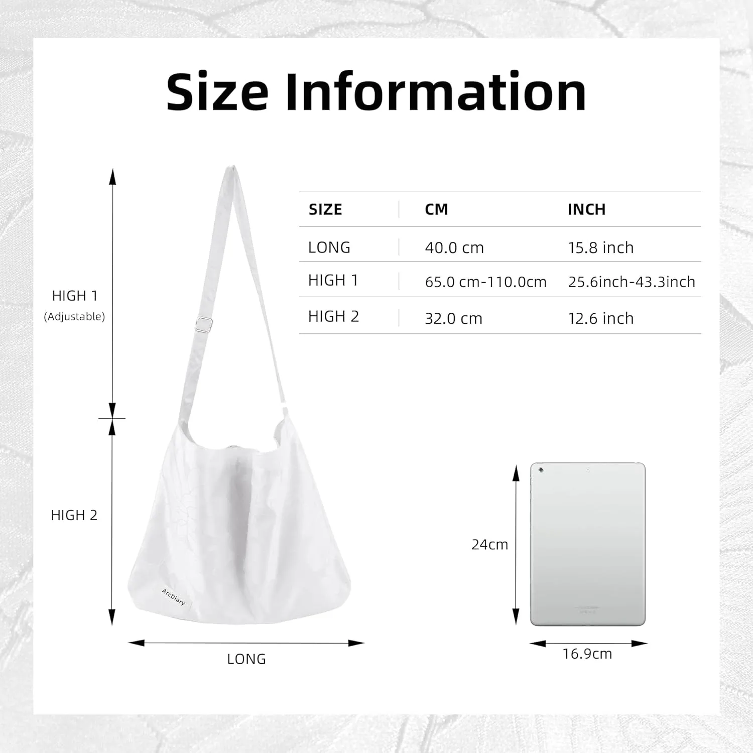 Crossbody Bags for Women trendy, Large Capacity Messenger Bag, Casual Shoulder Tote Handbags with Adjustable Strap