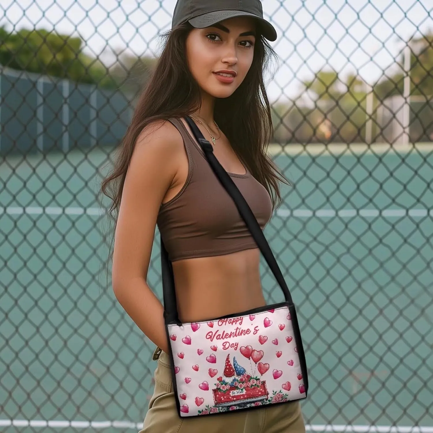 Crossbody Sling Shoulder Bag Men Women Small Crossbody Bag Casual Trendy Cellphone Bag Wallet Travel Sports Pack