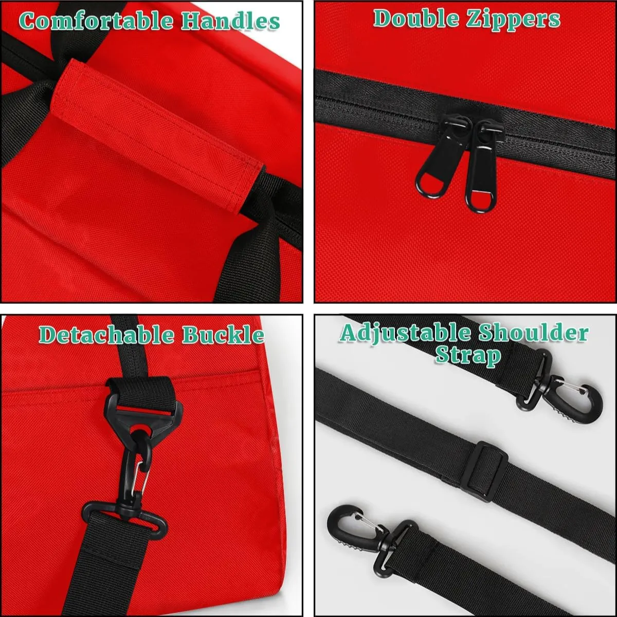 Custom Cheer Duffel Bags, Personalized Dance Sport Bags with Name, Customized Cheerleader Travel Bag Overnight Weekender Bags, Coral Red A Gymnastics Gifts