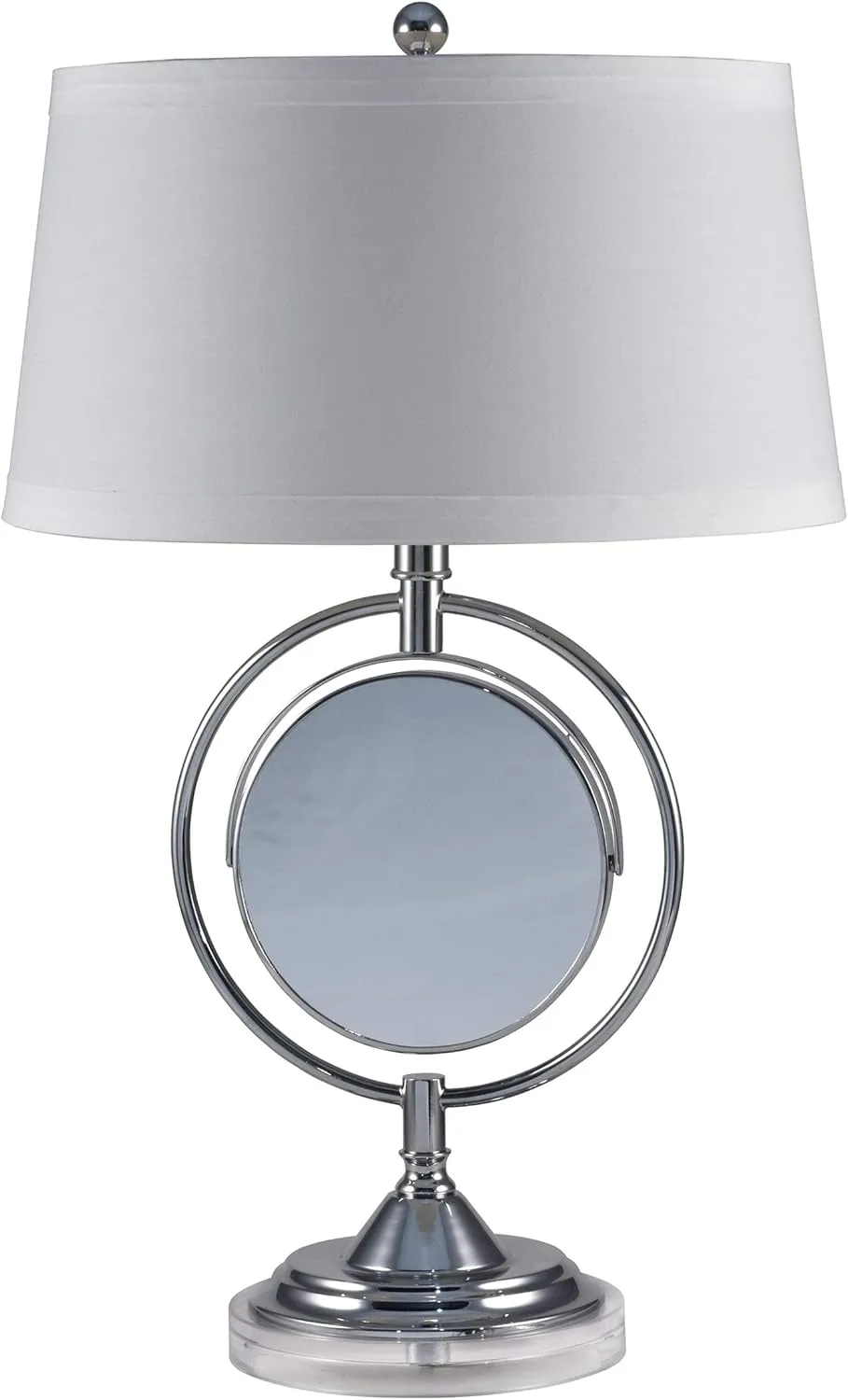Dale Tiffany PT12301 Traditional One Table Lamp from Dale Lighting Collection in Chrome Finish