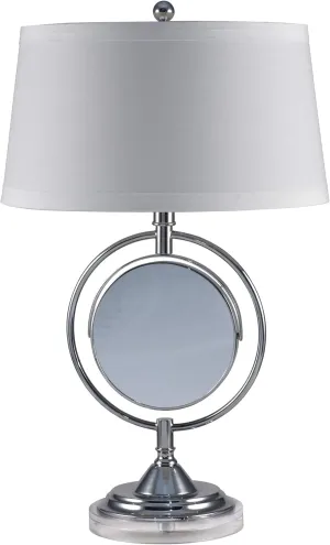 Dale Tiffany PT12301 Traditional One Table Lamp from Dale Lighting Collection in Chrome Finish
