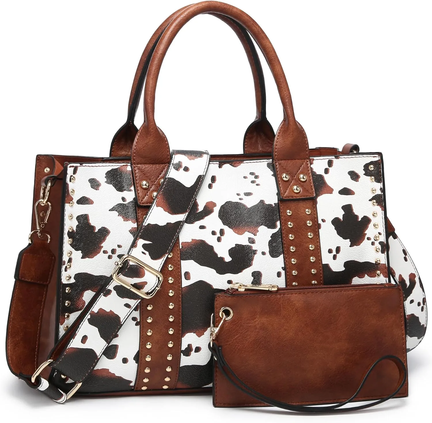 Dasein Purses Handbags for Women Tote Wallet Set Top Handle Satchel Shoulder Hobo Bag 3pcs