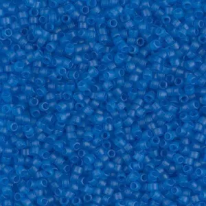 DB 787, Aquamarine Transparent Matte Dyed - Miyuki Delica Beads - Size 11 - 5 grams - Japanese Cylinder Seed Beads - Retail & Wholesale