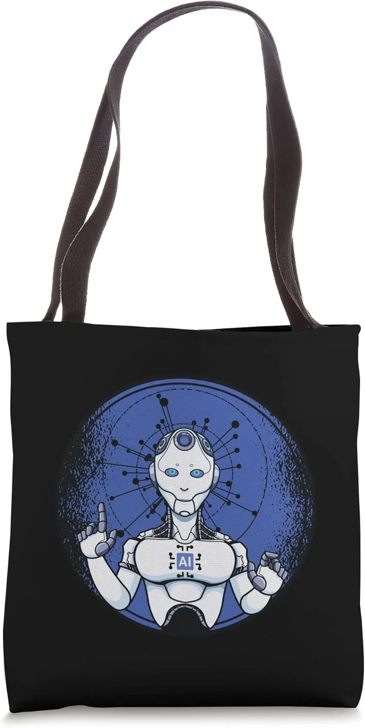 Deep Machine Cognitive Computing - Artificial Intelligence Tote Bag
