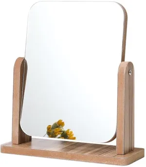 Desktop makeup mirrors high-definition single sided dressing mirrors beauty mirrors student dormitory desktop mirrors(18.1 * 20.6cm)