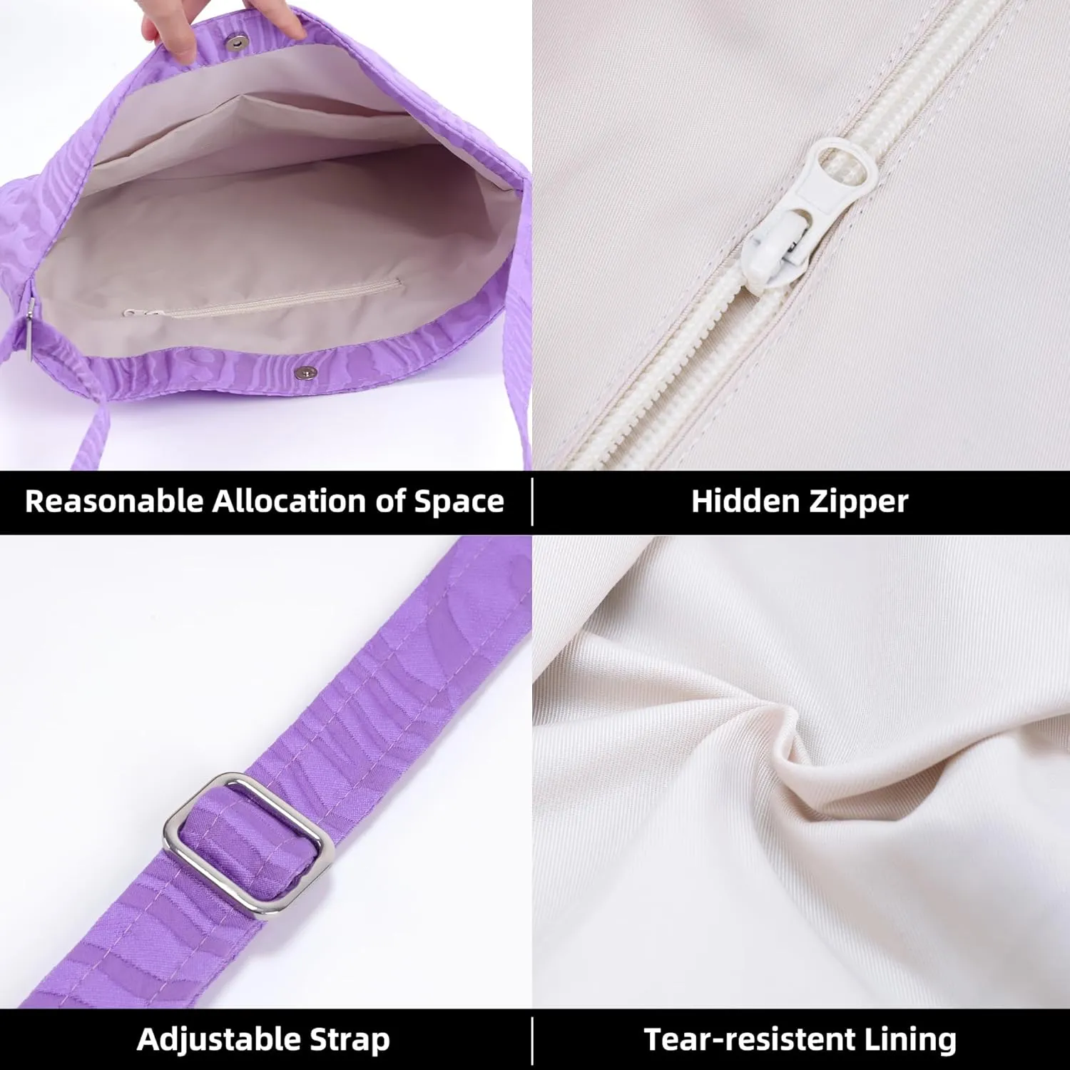 DGAZ Fashion Messenger Bag, Crossbody Bag with Adjustable Shoulder Strap, Gift Ideas for Women
