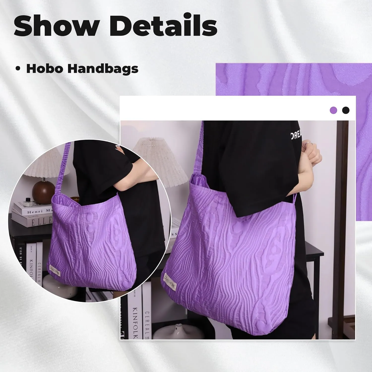 DGAZ Fashion Messenger Bag, Crossbody Bag with Adjustable Shoulder Strap, Gift Ideas for Women