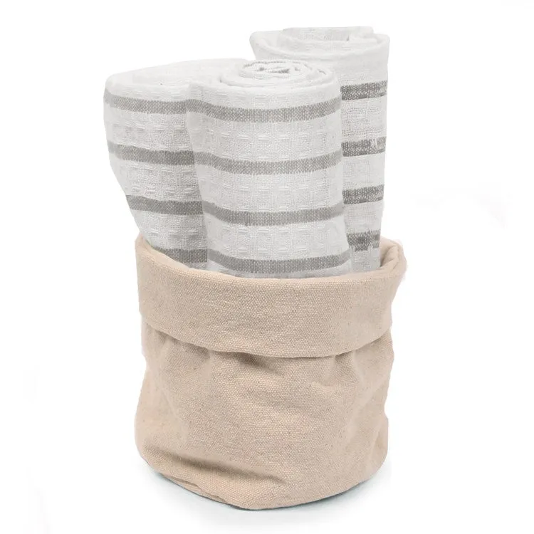 Dishcloths in Canvas Tote