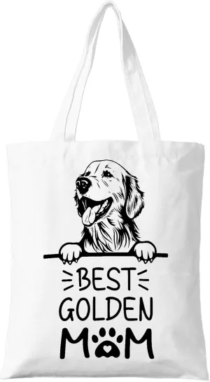 Dog Mom Canvas Tote Bag for Women, Dogs Lover Gift for Dog Mom, Birthday Christmas Dog Themed Gifts For Women.