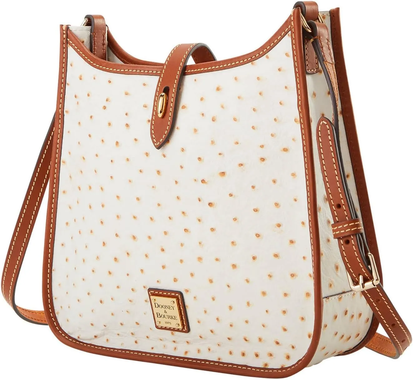 Dooney & Bourke Handbag, Ostrich Messenger Crossbody