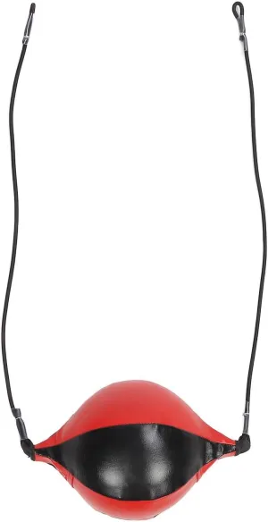Double End Bag, Double End Punching Ball Leather Speed Bag Boxing Speed Bag Hanging Speed Punching Bags Boxing Training Balls Equipment Speed Punching Bag for Training,Stress Relief,Fitness