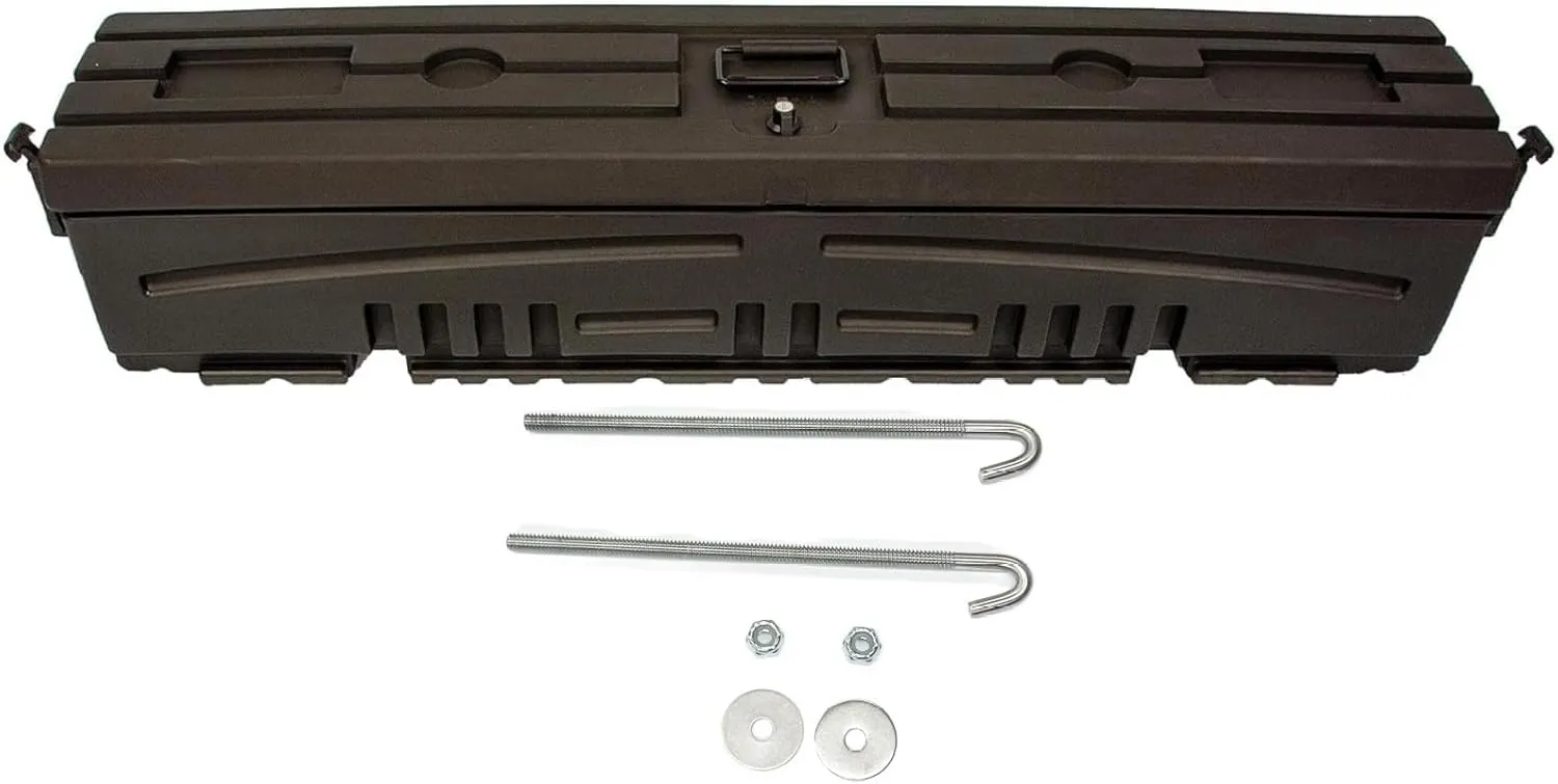 DU-HA All Terrain Side by Side Storage Box with Mounting Kit - Rear Storage Box Fits Most ATVs & UTVs - Heavy Duty, Weather Resistant & Lockable Latches