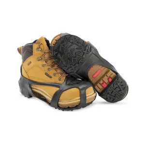 Due North Heavy Duty Ice Cleats for Traction on Snow & Ice - 28 Integrated Military Grade Tungsten Carbide Spikes (1 Pair)