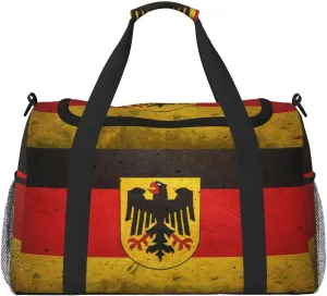 Duffle Bag For Travel German Flag With The German Travel Bag Carry On Bag For Womens Mens Gym Weekender Overnight Trips