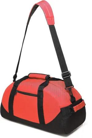 Duffle Bag, MISSMOON 18” Overnight Weekender Travel Sport Carry On Gym Bag Adjustable Shoulder Strap For Women Or Men RED
