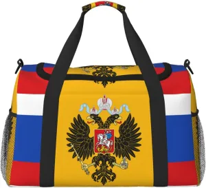 Duffle Bag New Russian Flag Travel Duffel Bag Weekender Bag For Men Womentravel Sports Gym