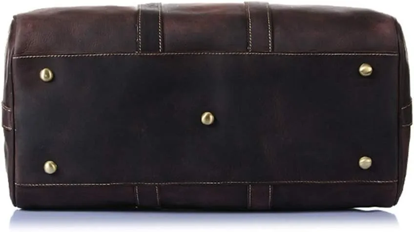 Duffle Bag Weekend Travel Leather Bag Overnight Unisex for Travel, Workout