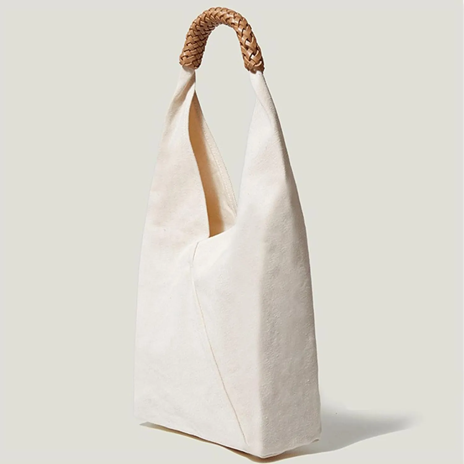 Durable Canvas Hobo Bag for Women Eco-Friendly Spacious Shoulder Handbag Lightweight Slouchy Underarm Tote Mothers Day Gift