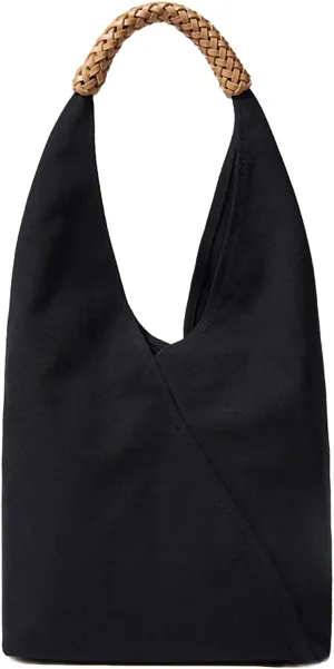 Durable Canvas Hobo Bag for Women Eco-Friendly Spacious Shoulder Handbag Lightweight Slouchy Underarm Tote Mothers Day Gift