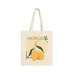 Eco-Friendly Cotton Canvas Tote Bag with Botanical Design - Perfect for Shopping and Everyday Use