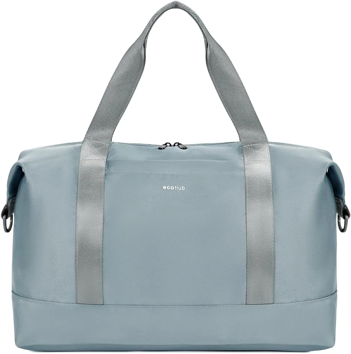 ECOHUB For Spirit Airlines Personal Item Bag 18x14x8 Underseat Carry on Luggage with Removable Wet Bag, Travel Duffel Bags Weekender for Women, 30L (Grey)