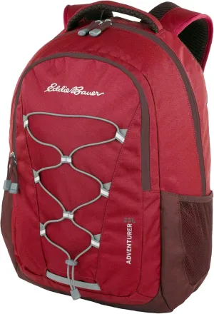 Eddie Bauer Backpack with Organization Compartments and Hydration/Laptop Compatible Sleeve, Adventurer-Dark Berry, 25L