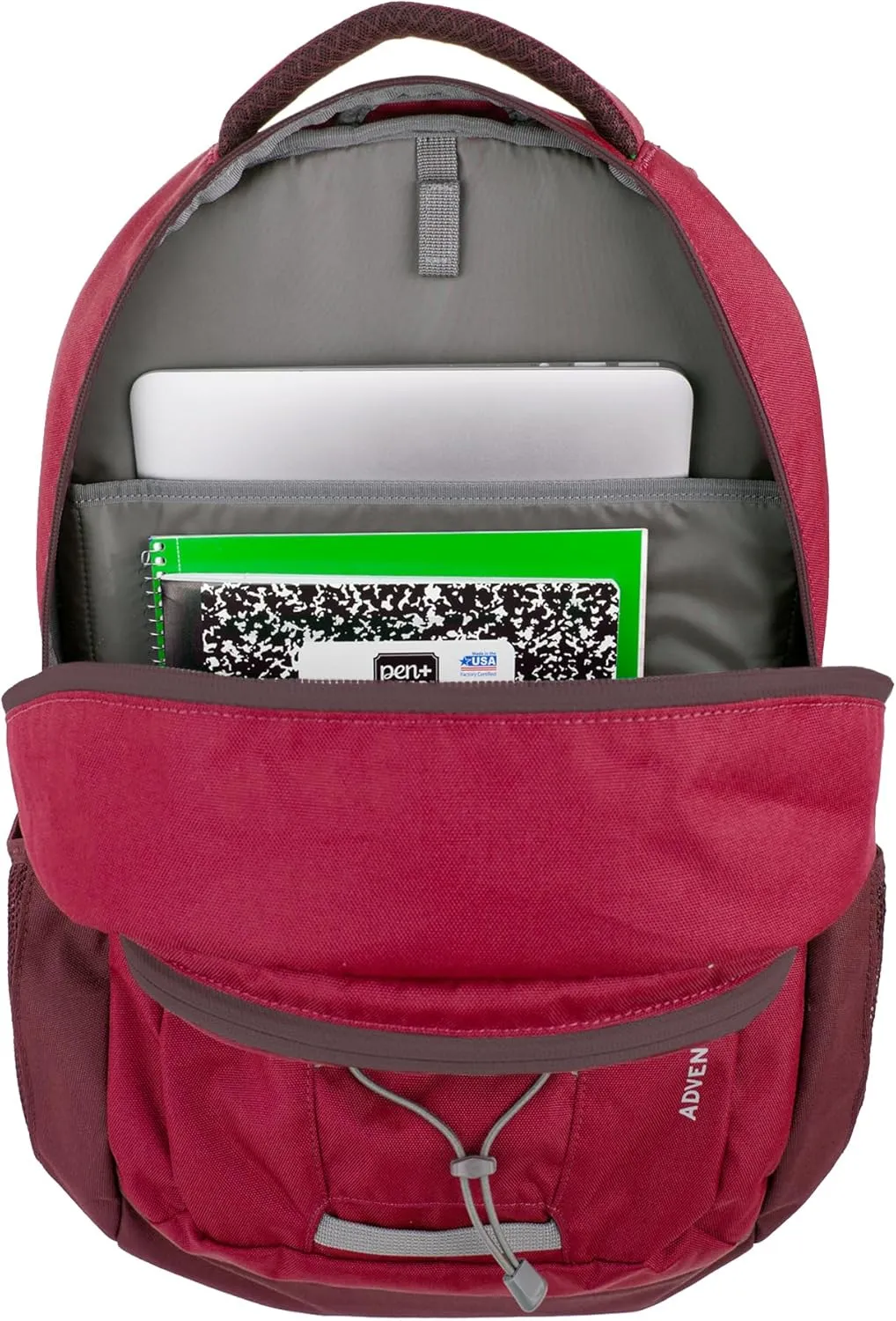 Eddie Bauer Backpack with Organization Compartments and Hydration/Laptop Compatible Sleeve, Adventurer-Dark Berry, 25L