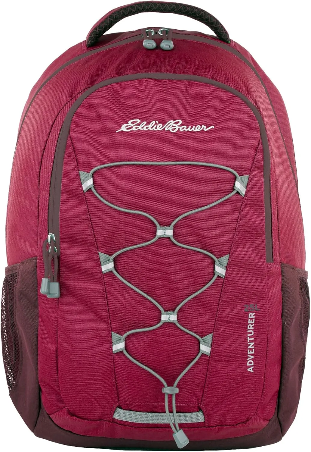 Eddie Bauer Backpack with Organization Compartments and Hydration/Laptop Compatible Sleeve, Adventurer-Dark Berry, 25L