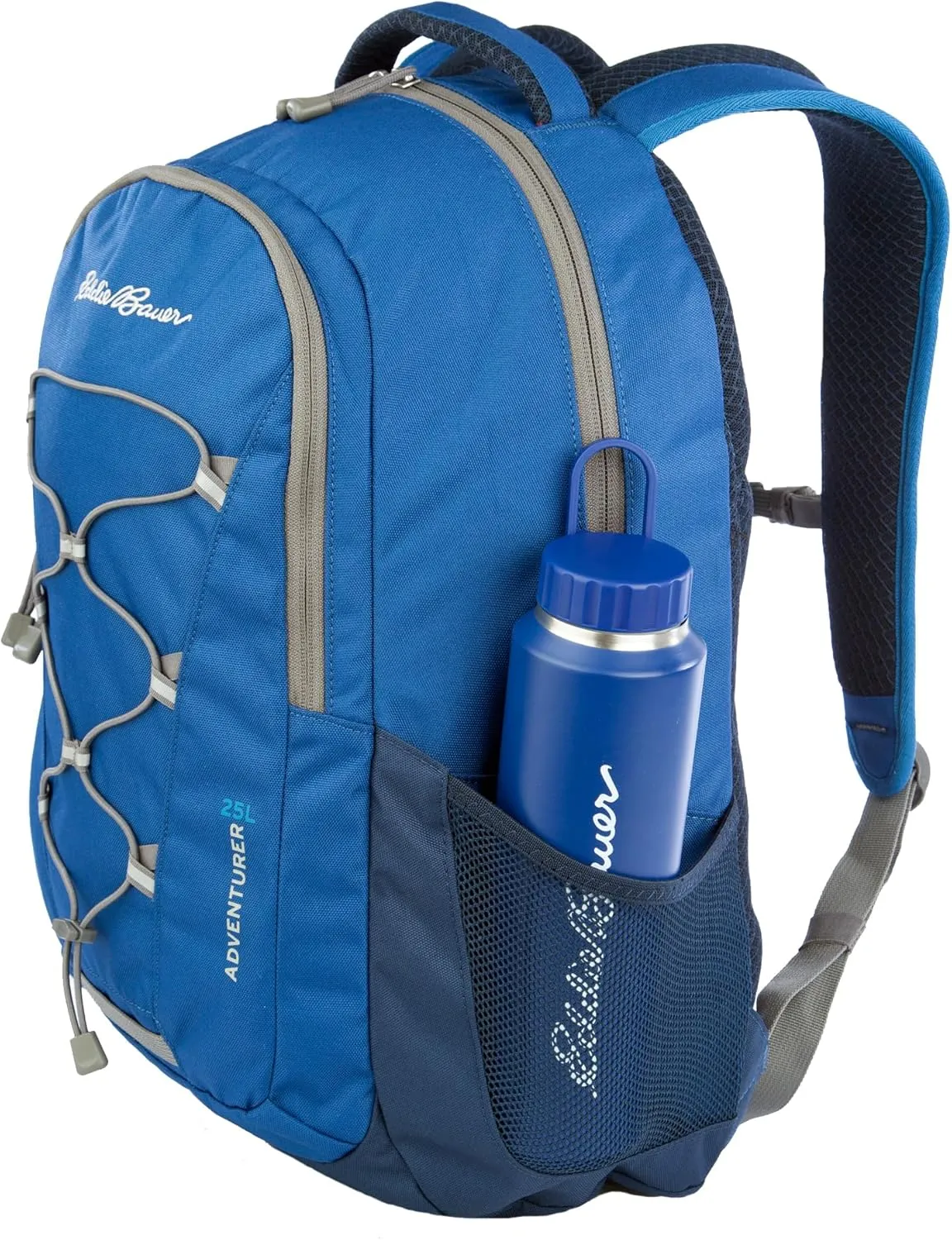 Eddie Bauer Backpack with Organization Compartments and Hydration/Laptop Compatible Sleeve, Adventurer-True Blue, 25L