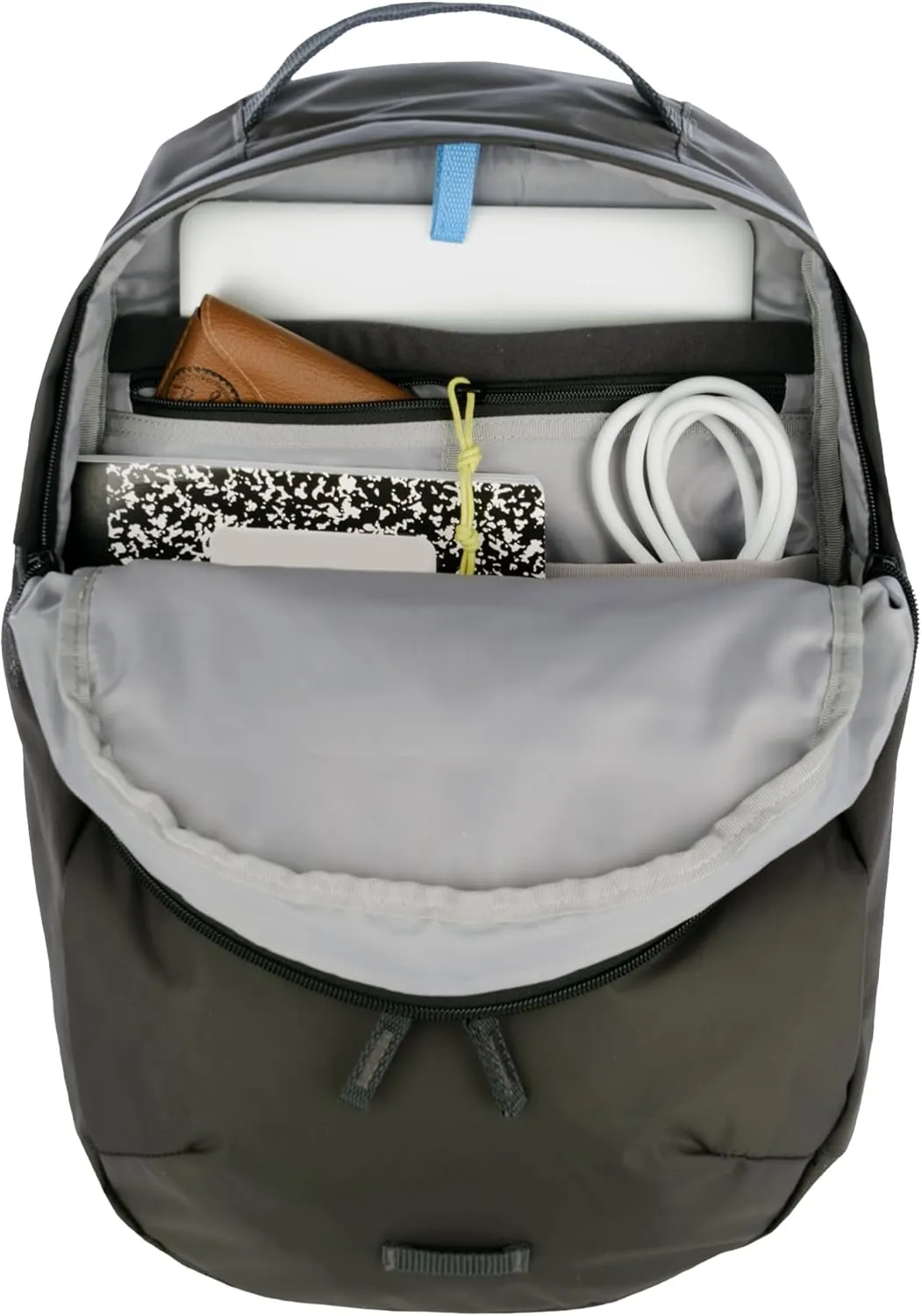 Eddie Bauer Venture Backpack with Organization Compartments and Hydration/Laptop Compatible Sleeve, Carbon Black, 26L