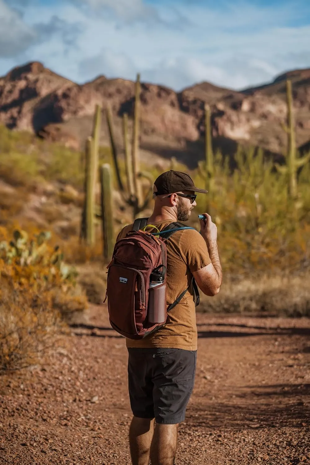 Eddie Bauer Venture Backpack with Organization Compartments and Hydration/Laptop Compatible Sleeve, Dusty Jade, 30L