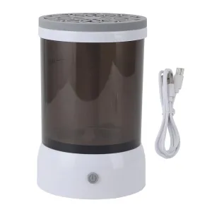 Electric Cosmetic Brush Cleaner,USB Quick Dry Makeup Brush Cleaner Machine Automatic Spinner Brush Cleaner for Makeup Artists Makeup Enthusiasts (Grey)