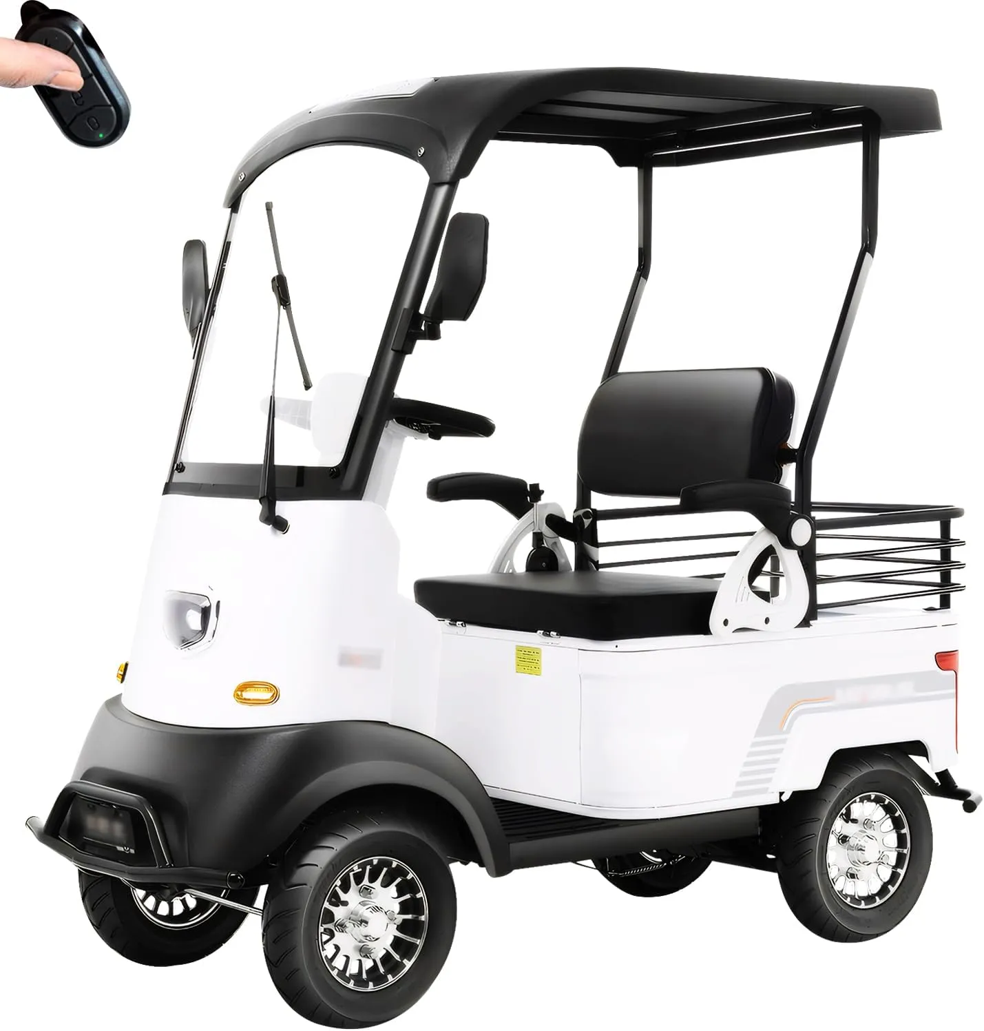 Electric Golf Cart for Adults, Electrically Powered Motor Vehicles, Ideal for Golf Course, Outdoor Leisure and Senior Living