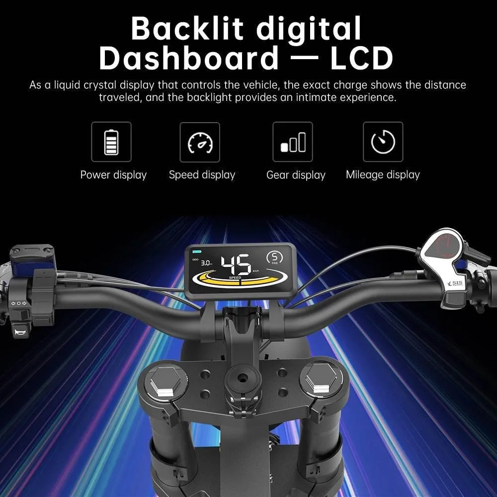 Electric Snow Bike - Mountain Monster All-Terrain E-Bike