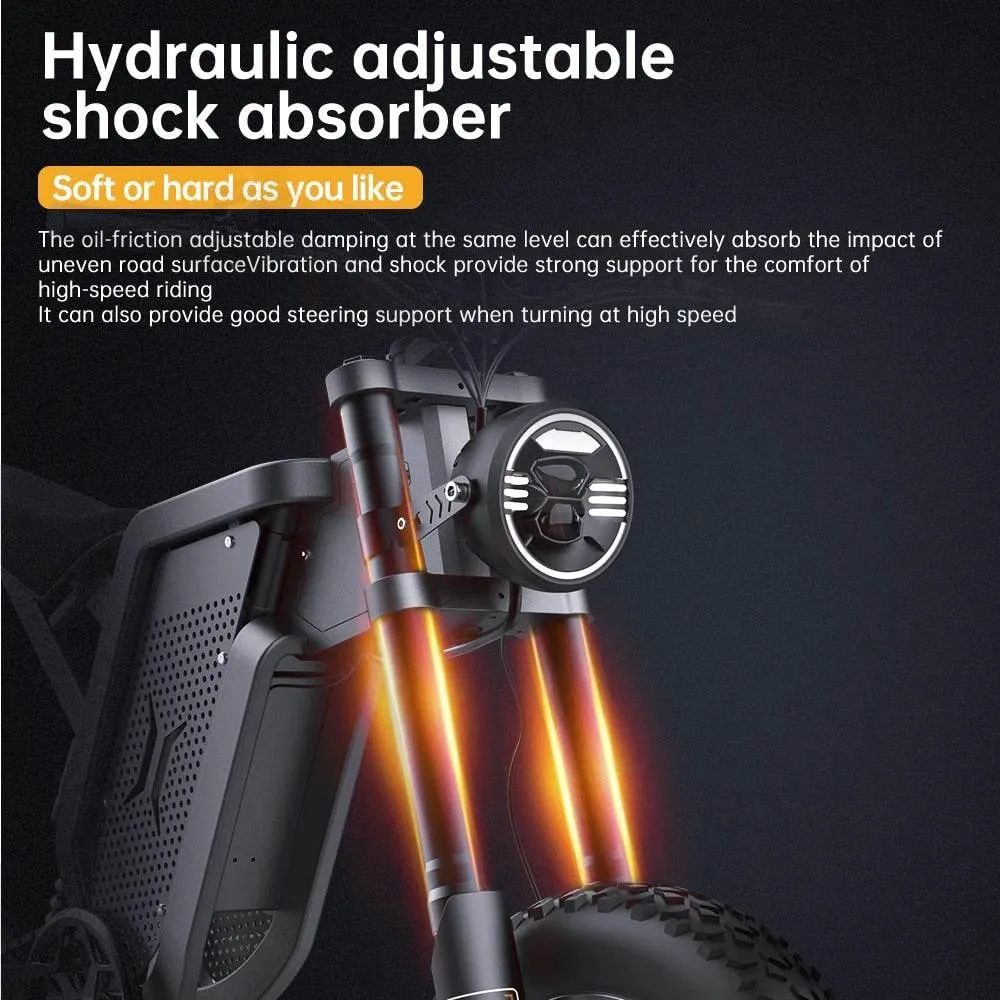 Electric Snow Bike - Mountain Monster All-Terrain E-Bike