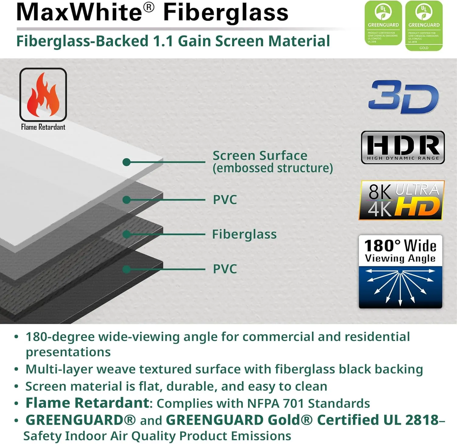 Elite Screens Yard Master Electric 165" Outdoor Motorized Projector Screen 16:9, Rain Water Protection Wireless Remote Control 8K 4K Ultra HD 3D Movie Theater Automatic Projection, OMS165H-ELECTRIC