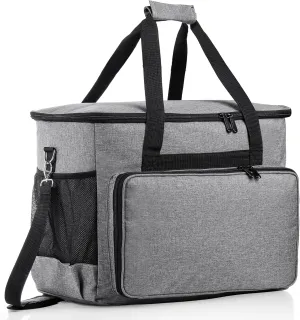 Elsjoy Sewing Machine Case, Sewing Machine Tote Bag Universal Carrying Bag with Removable Padding Pad, Portable Sewing Machine Carrying Case Storage Organizer Bag for Most Standard Machines