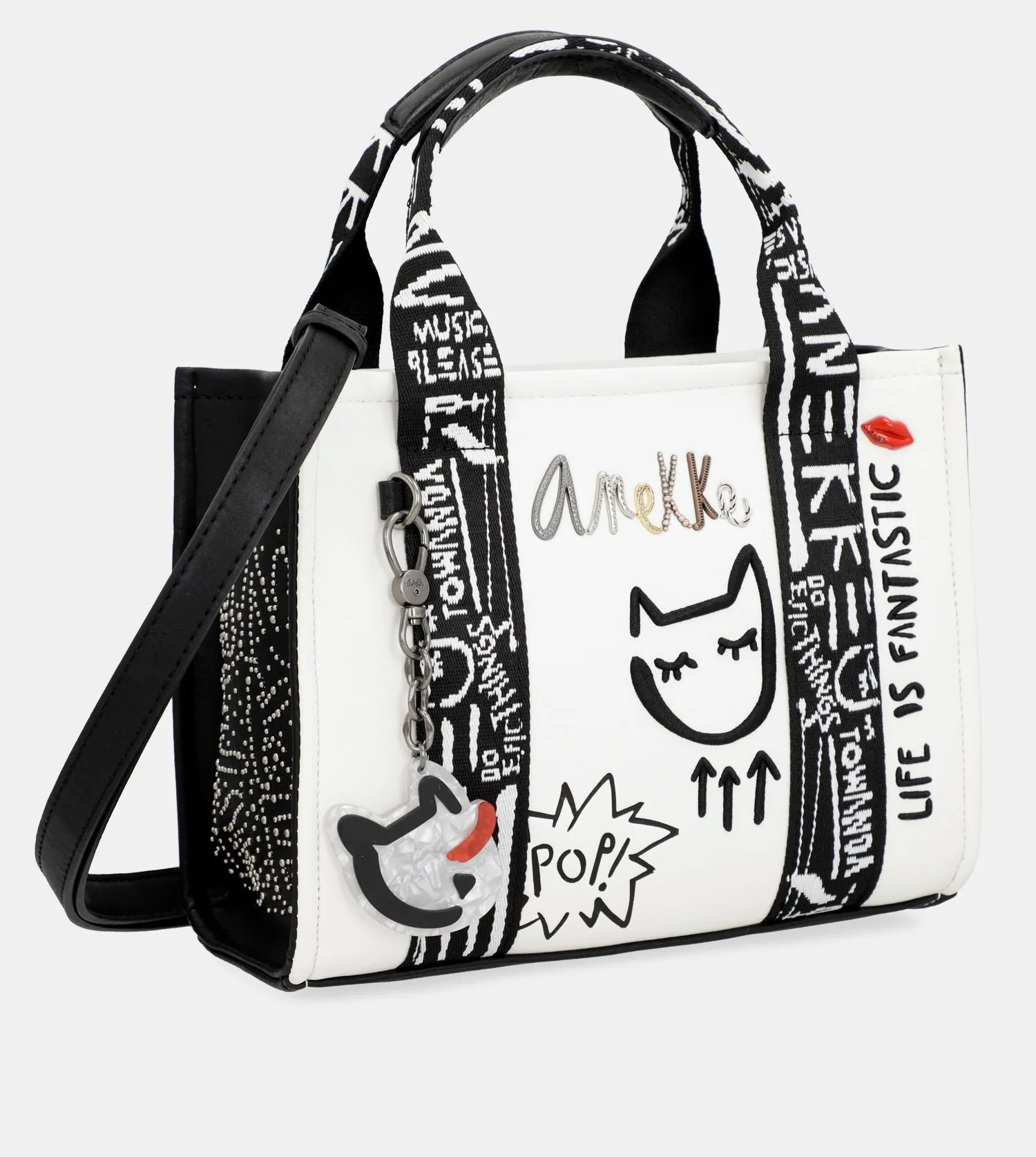Energy white bowling bag Anekke