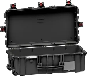 EXPLORER HL Waterproof Rolling Case, Black, No foam, Made in Italy