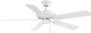 Fanimation FP9052MWW Edgewood 52" Outdoor Ceiling Fan, Matte White