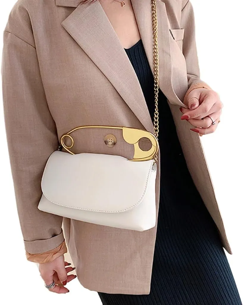 Fashion Shoulder Bag Chain Crossbody Purse for Women Chain Shoulder Bag Handbag Purse for Girl Dating Work