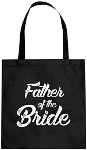 Father of the Bride Cotton Canvas Tote Bag