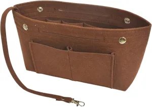 Felt Tote Handbag Purse Organizer Insert Divider Shaper Bag in Bag