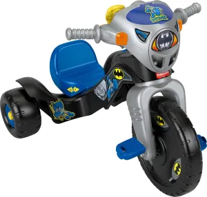Fisher-Price Toddler Tricycle DC Super Friends Batman Lights & Sounds Trike, Toy Bike with Storage for Outdoor Play Kids Ages 2  Years