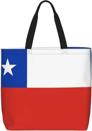 Flag of Chile It is a convenient one-shoulder bag, suitable for shopping, traveling, and daily life needs.